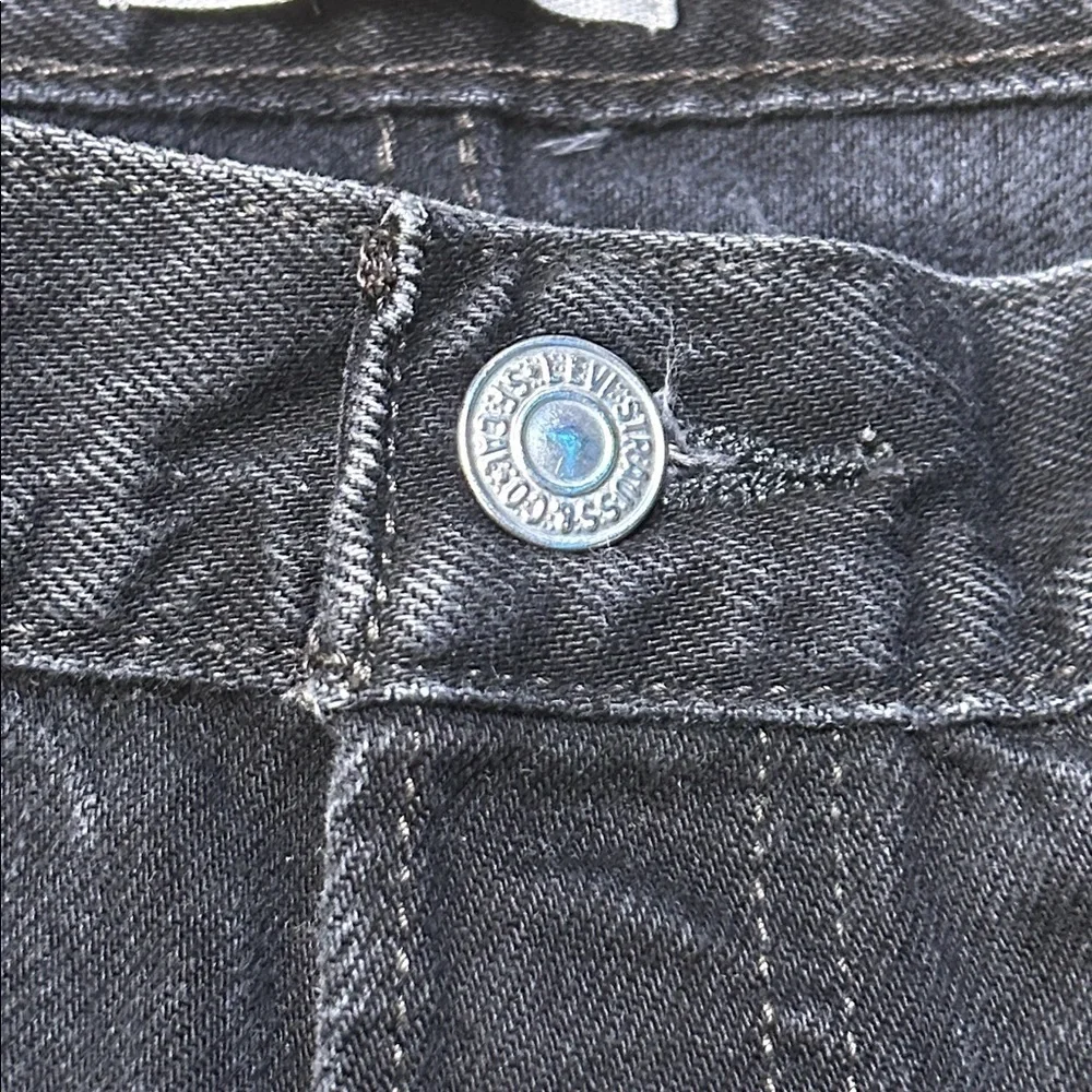 Levi's 501 Men's Dark Black Straight Jeans
